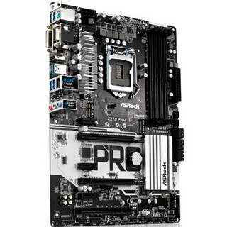 华擎（ASRock）Z270 Pro4主板（ Intel Z270/LGA 1151 ）