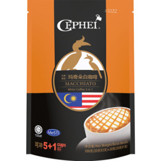 CEPHEI 奢斐 焦糖玛奇朵白咖啡 6支 120g