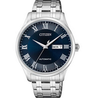 CITIZEN 西铁城 西铁城（CITIZEN）手表 自动机械蓝盘大三针男款NH8360-80LB