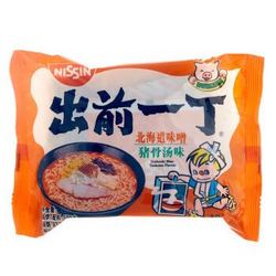 中国香港进口 出前一丁（NISSIN） 北海道味噌猪骨汤味油炸方便面 100g/袋