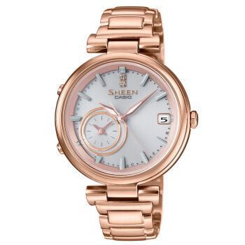 详细主要)#设计之美#casio 卡西欧 sheen系列shb-100cg-4a太阳能蓝牙