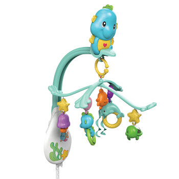 安抚神器了解一下?Fisher-Price 费雪 海马安抚床铃 开箱