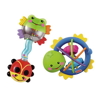 Fisher-Price 费雪 X7169 可爱动物系列 牙胶手摇铃豪华礼盒