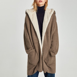 ZARA 06873116706 女款连帽外套 