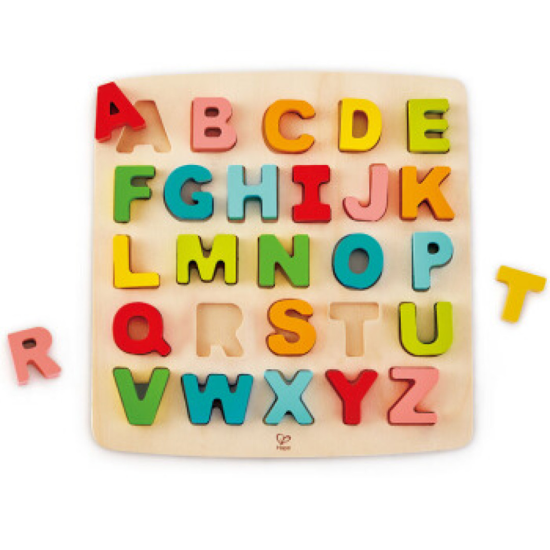 ABC也可以这么学 Hape 字母立体拼图开箱点评