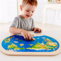 Hape E8311 世界地图木制拼图