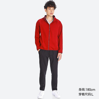 UNIQLO 优衣库 BLOCKTECH 400339 男士摇粒绒拉链连帽开衫