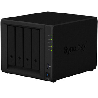 Synology 群晖 DS418 4盘位NAS（RTD1296、2GB）