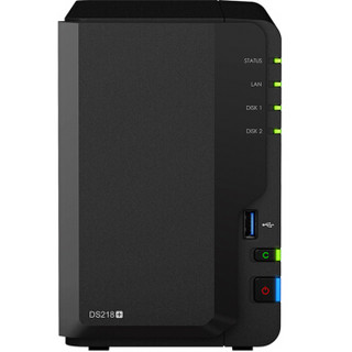  Synology 群晖 DS218+ 2盘位 NAS网络存储服务器 京东云定制版（J3355、2GB）