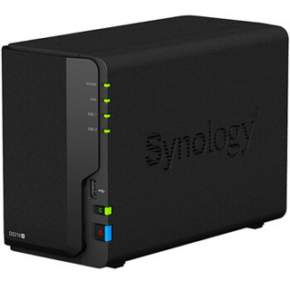  Synology 群晖 DS218+ 2盘位 NAS网络存储服务器 京东云定制版（J3355、2GB）