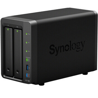 Synology 群晖 DS718+ 2盘位NAS网络存储服务器 