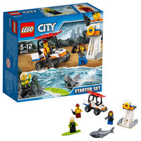 LEGO 乐高 城市系列 60163 海岸警卫队入门套装 *8件
