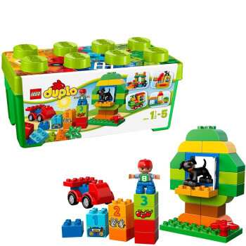 LEGO 乐高 Duplo 10863 我的创意动物大巡游，自带收纳盒的德宝动物火车~