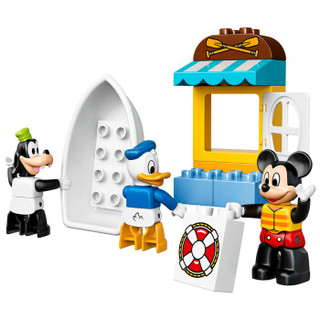 LEGO 乐高 得宝系列 米奇和朋友们的海滩别墅 10827