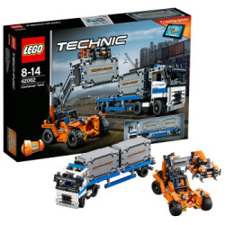 LEGO 乐高 机械组 42062 集装箱工程车组合 