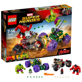 LEGO 乐高 超级英雄系列 绿巨人对战红巨人 76078