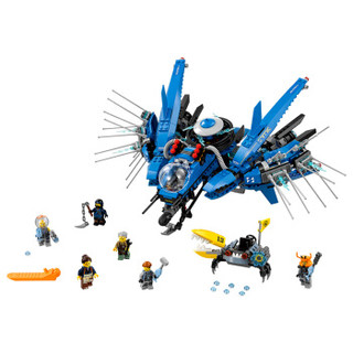 LEGO 乐高 幻影忍者系列 70614 雷电忍者的雷霆战斗机