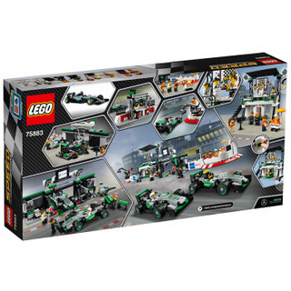 LEGO 乐高 超级赛车系列 梅赛德斯AMG PETRONAS一级方程式赛车队 75883