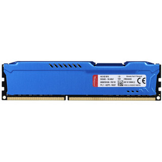 金士顿(Kingston)骇客神条 Fury系列 DDR3 8GB台式机内存 