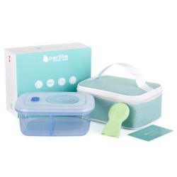变奏曲(partita)全硅胶饭盒700ml(水晶蓝)