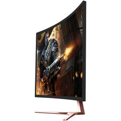 HKC 惠科 G4plus 23.6英寸 VA曲面电竞显示器（FreeSync、144Hz、sRGB 110%）