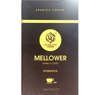 MellowerCoffee 麦隆咖啡 隆先生即溶黑咖啡 1.8g*20支