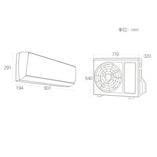 Gree 格力 KFR-35GW/(355971)FNCbD-A2大1.5匹变频智能冷暖空调