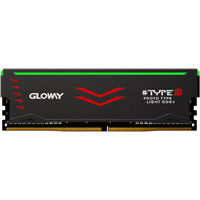 光威(Gloway)TYPE-β系列 DDR4 8G 2400频 台式机内存(绿色呼吸灯条)