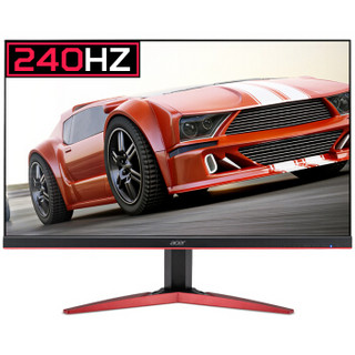 acer 宏碁 暗影骑士KG251Q D 24.5英寸窄边框电竞显示器(240Hz、1ms)