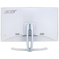 宏碁（Acer）ED273 27英寸1800R曲率窄边框VA广视角全高清爱眼不闪屏曲面显示器 显示屏(白色)