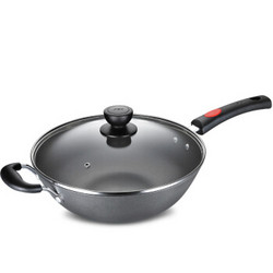 爱仕达 ASD 爱仕达 JX8332E 铸铁炒锅 32cm