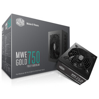 COOLERMASTER 酷冷至尊 MWE 电脑电源 金牌（90%）750W 全模组化