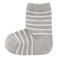 無印良品 MUJI 无印良品 婴儿条纹袜