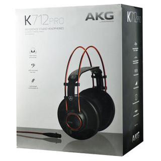 AKG 爱科技 K712 PRO HIFI监听耳机 头戴式 黑色