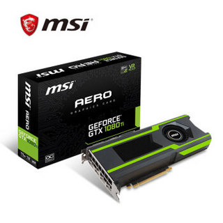 微星 MSI GTX 1080 Ti AERO 11GB 352BIT GDDR5X PCI-E 3.0 吃鸡显卡