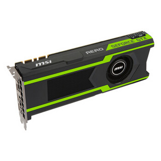 微星 MSI GTX 1080 Ti AERO 11GB 352BIT GDDR5X PCI-E 3.0 吃鸡显卡