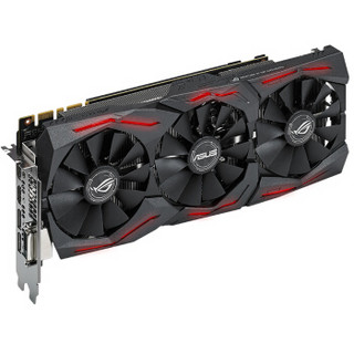 华硕（ASUS）ROG-STRIX-GTX1080-O8G-11GBPS 1695-1860MHz 8G/11GHz GDDR5X PCI-E3.0显卡