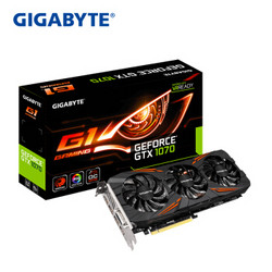 GIGABYTE 技嘉 GTX1070 G1 Gaming 8G 电脑游戏显卡