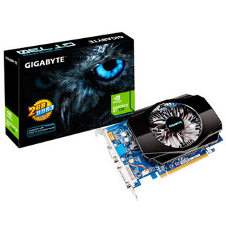 技嘉(GIGABYTE)GV-N730-2GI 700MHz/1600MHz 2GB/128bit GDDR3显卡