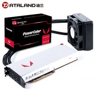 迪兰（Dataland）RX VEGA 64 8GB HBM2 LIQUID 1406-1677/1890MHz 8G/2048-bit HBM2 DX12独立游戏显卡