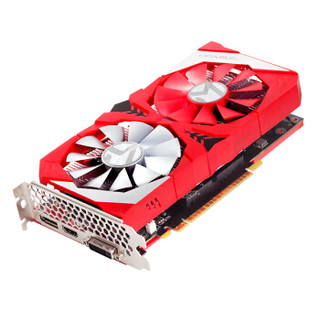  MAXSUN/铭瑄 终结者系列 GeForce GTX 1050Ti 终结者冰火版 4G GDDR5显存 独立游戏显卡