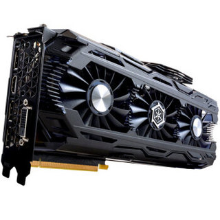 映众 GeForce GTX1080 Ti X4冰龙超级版 ICHILL 1683MHz/11.4Gbps 11GB/352Bit GDDR5X PCI-E 吃鸡显卡