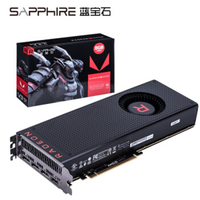 蓝宝石(Sapphire) RADEON RX VEGA 56 8G HBM2 1156-1471/1600MHz 8G