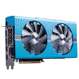 蓝宝石 (Sapphire) RX580 8G D5 超白金 极光特别版 1430MHz/8400MHz 8GB/256bit GDDR5 DX12 吃鸡显卡