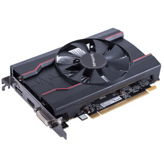 蓝宝石 (Sapphire) RX550 4G D5 白金版 OC 1206MHz/7000MHz 4GB/128bit GDDR5 DX12 独立游戏显卡