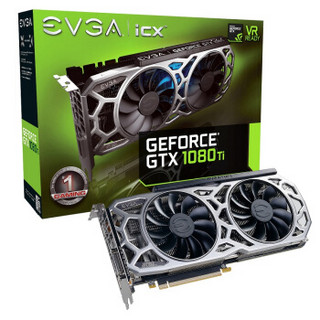 EVGA GTX1080Ti 11G SC2 GAMING iCX Technology 1556-1670MHz/11000MHz 显卡