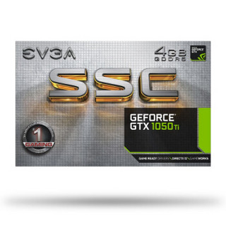 EVGA GTX1050TI 4G SSC GAMING ACX 3.0 1366-1480MHz/7008MHz 128bit D5 显卡