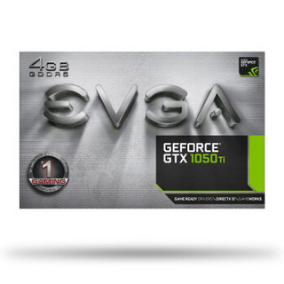 EVGA GTX1050TI 4G GAMING ACX 2.0 1290-1392MHz/7008MHz 128bit D5 显卡