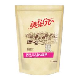 美滋元 宠物猫粮 幼猫猫粮 美味三文鱼味2.5kg