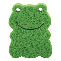 NUK 宝宝沐浴棉搓澡海绵天然植物纤维婴儿洗澡海棉 颜色随机